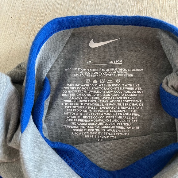 Nike Just Do It Baby Onesie, 3 Month, Bodysuit - Picture 6 of 6